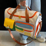 NNEOBA Travel Duffel Bag Off White