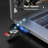 256GB Micro SD Memory Card C10 UHS-1 A1 with Type-C Card Reader