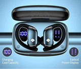 NNEOBA Wireless Bluetooth EarHook Headset with LED Display