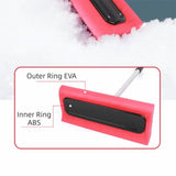 Foam Snow Roof Rake – Lightweight Snow Broom for Roofs, Gutters & High Vehicle Cleaning