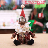 28cm Christmas Snowman Doll Decoration – Festive Tabletop
