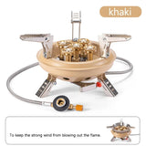 NNEOBA High-Pressure Camping Gas Stove Khaki