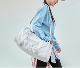 NNEOBA Waterproof Gym Duffel Bag Light Gray