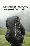 NNEOBA Reflective Backpack Rain Cover Black