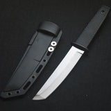 NNEOBA Portable Fixed Blade Knife Silver