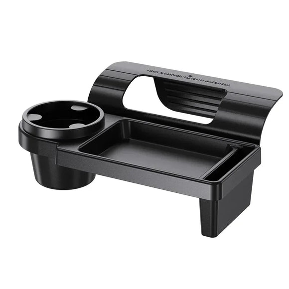 NNEOBA Multifunctional Car Side Door Hanging Organizer with Cup Holder Black
