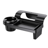 NNEOBA Multifunctional Car Side Door Hanging Organizer with Cup Holder Black