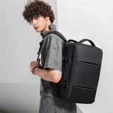 NNEOBA 45L Expandable Laptop Backpack Black