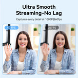 NNEOBA 4K Autofocus USB Webcam Portable Camera Black