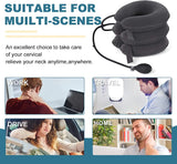 NNEOBA Inflatable Cervical Neck Traction Device Pain Relief Posture Alignment Grey