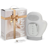 NNEOBA 5-Level Electric Hand Massager with Hot Compress Grey