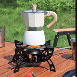 NNEOBA 3800W Windproof Camping Stove Lightweight Gas Burner Black