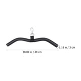 NNEOBA T-Shape Fitness Lower Pull Bar for Back and Arm Exercise