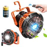 NNEOBA Portable Camping Fan with LED Lantern
