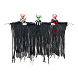 78 × 55CM Halloween Skeleton Clown Hanging Decoration