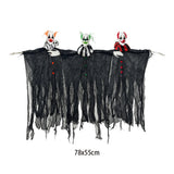 78 × 55CM Halloween Skeleton Clown Hanging Decoration
