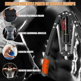 NNEOBA Adjustable Hydraulic Arm Exerciser Black