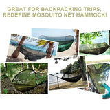 NNEOBA 3-in-1 Camping Hammock with Mosquito Mesh