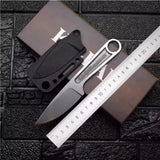NNEOBA High-Hardness Survival Knife Silver