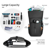 Expandable Roll-Top Laptop Backpack – Water-Resistant Travel & Business Backpack