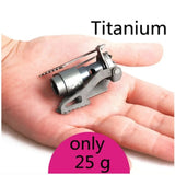 NNEOBA Mini Camping Gas Burner Pocket Stove Grey