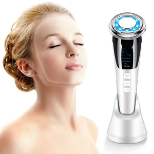 NNEOBA EMS Hot Cold Face Lifting Beauty Device - LED Photon Therapy