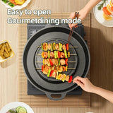 NNEOBA Camping Gas Stove Propane Cassette Burner Black
