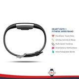 NNEOBA Smart Fitness Wristband Heart Rate Black