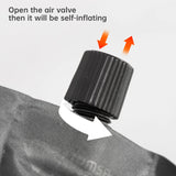 NNEOBA Self-Inflating Camping Mattress with Built-In Pillow Grey