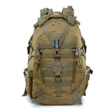 NNEOBA 40L Tactical Camping Backpack Waterproof Molle Khaki