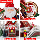 Animated Christmas Ferris Wheel Decoration