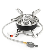 NNEOBA High-Power Camping Gas Stove Portable Split Burner Black