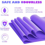 NNEOBA TPE Yoga Resistance Bands Set - 4 Levels for Full-Body Workouts