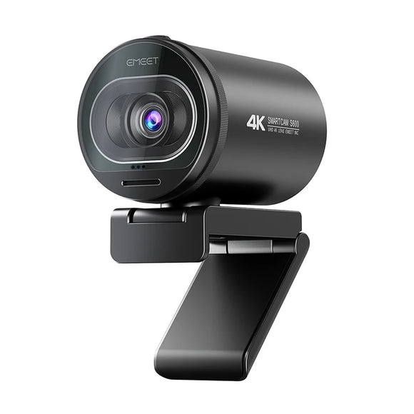 NNEOBA 4K Streaming Webcam with Autofocus Black