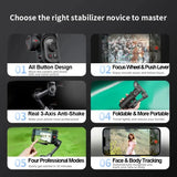 NNEOBA SmartXE 3-Axis Gimbal Stabilizer (AI Face Tracking)