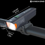 NNEOBA Bike Headlight Remote-Controlled Black