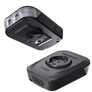 NNEOBA GPS-Compatible Rechargeable Bike Headlight Black