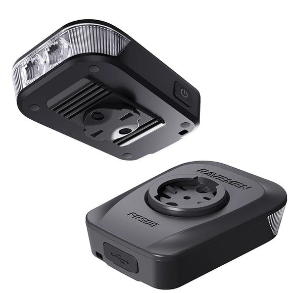 NNEOBA GPS-Compatible Rechargeable Bike Headlight Black