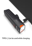 NNEOBA Bike Headlight Remote-Controlled Black