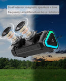 NNEOBA 40W Bluetooth Speaker Waterproof RGB Stereo Sound