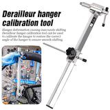 NNEOBA Bike Derailleur Hanger Alignment Gauge Tool Silver
