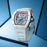 NNEOBA Fashion Casual Multifunctional Waterproof Silicone Tape Quartz Watch