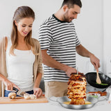 NNEOBA Vertical Meat Skewer Rack Silver