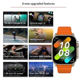 NNEOBA Smart Watch Fitness Health Tracker Orange