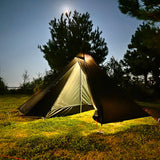 NNEOBA Tipi Hot Tent with Chimney Window Bushcraft Green