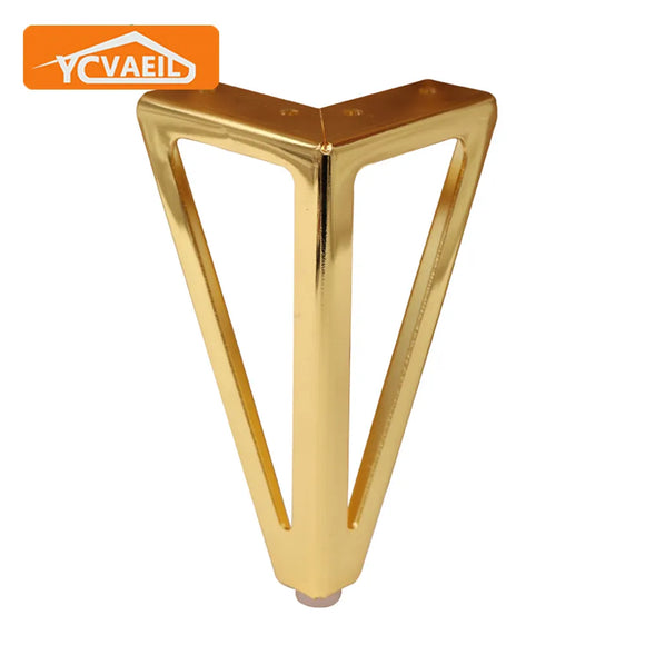 NNEOBA 4pcs Height 15cm Legs for Furniture Metal Thickened Iron Sofa TV Cabinet Feet Bathroom Cabinet Bed Coffee Table Replacement Legs