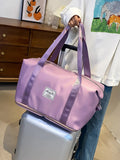 NNEOBA Waterproof Carry-On Travel Duffle Bag Purple