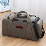 NNEOBA Retro Travel Moving Bag Brown