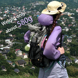 NNEOBA Camping Backpack 25+10L Travel Bag Grey