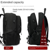 50L Waterproof Travel Backpack with Laptop Compartment